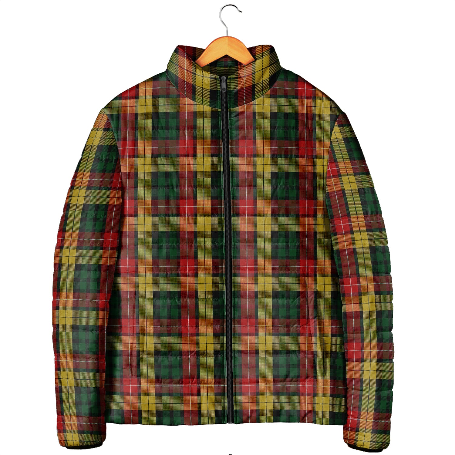 Buchanan Tartan Padded Jacket Men's Padded Jacket - Tartan Vibes Clothing