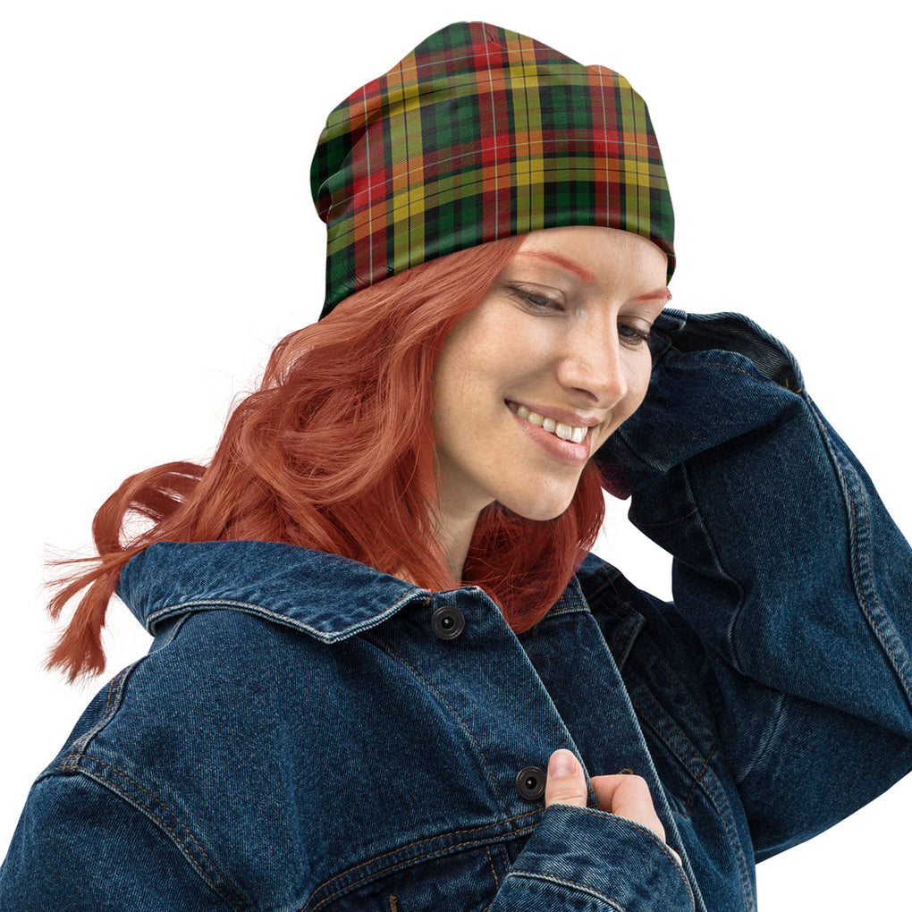 Buchanan Tartan Beanies Hat One Size 10.5*10.2 inches - Tartan Vibes Clothing