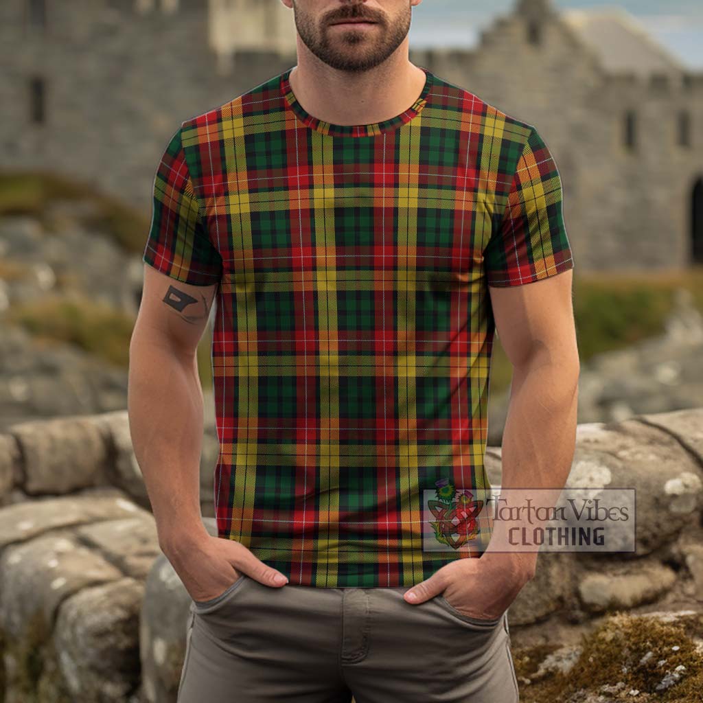 Buchanan Tartan Cotton T-Shirt Men's Shirt - Tartanvibesclothing Shop