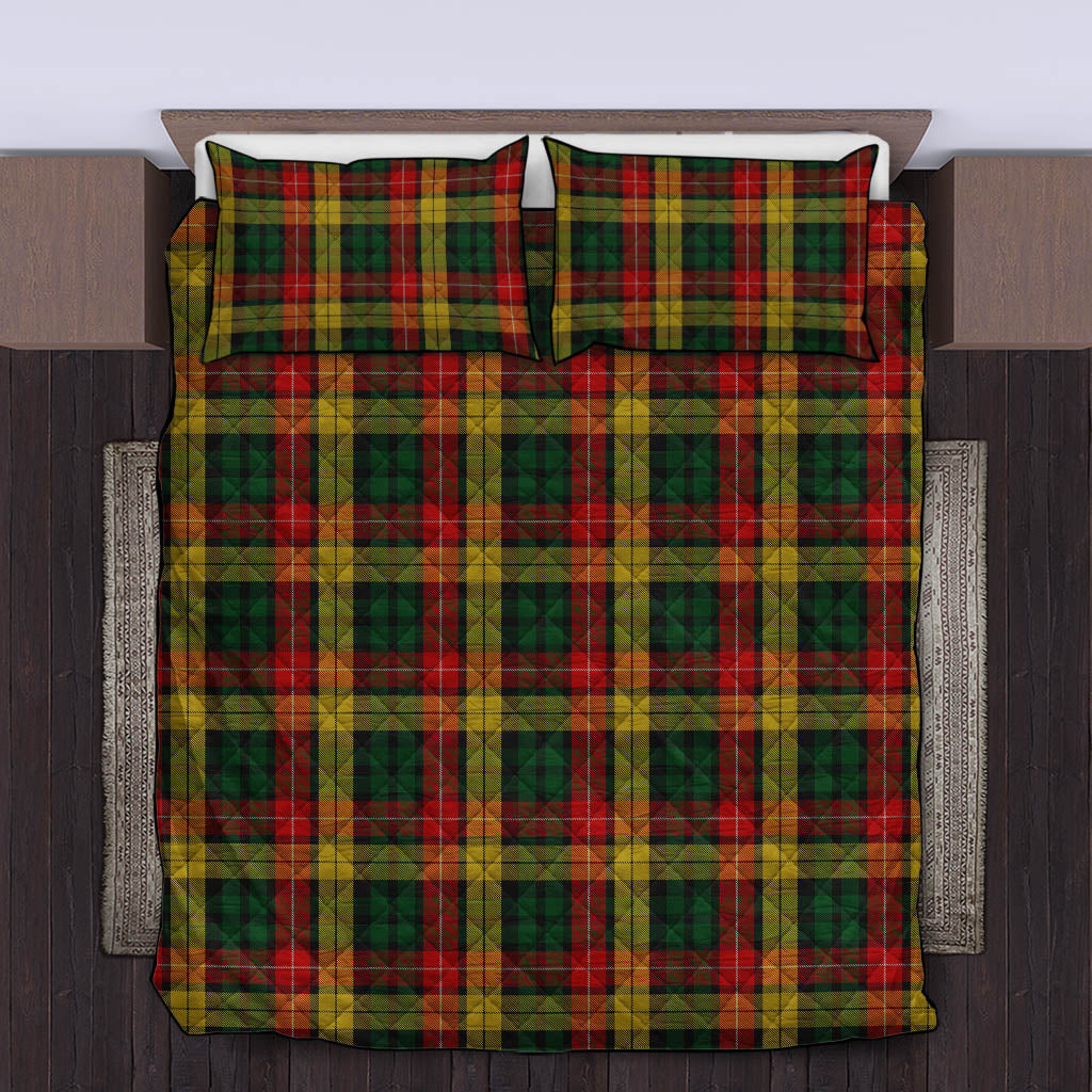 Buchanan Tartan Quilt Bed Set King - Tartan Vibes Clothing