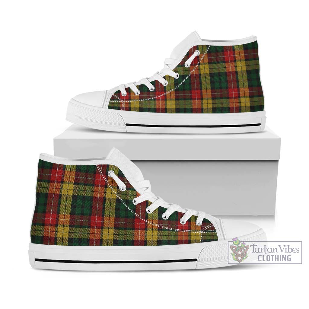 Tartan Vibes Clothing Buchanan Tartan High Top Shoes