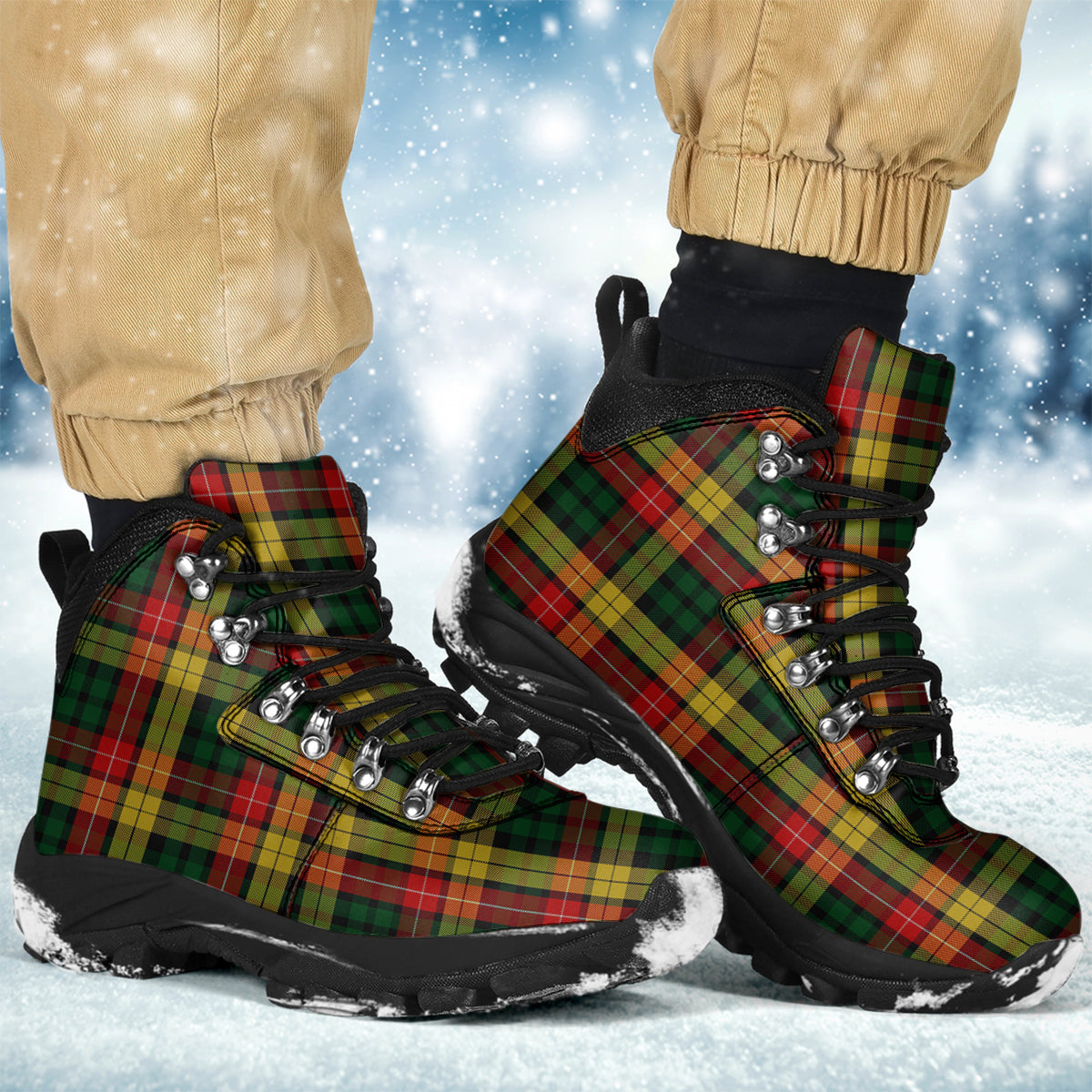 Buchanan Tartan Alpine Boots - Tartanvibesclothing