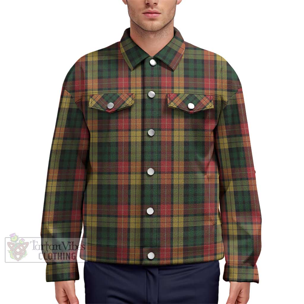 Buchanan Tartan Unisex Lapel Cotton Jacket Unisex - Tartan Vibes Clothing