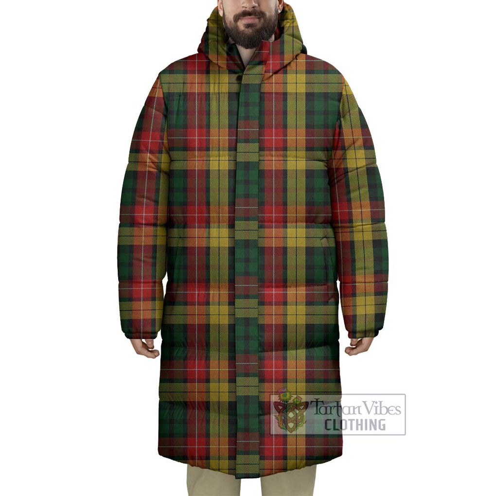 Tartan Vibes Clothing Buchanan Tartan Long Down Jacket