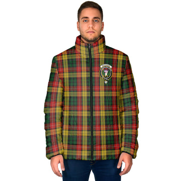 Buchanan Tartan Padded Jacket with Family Crest