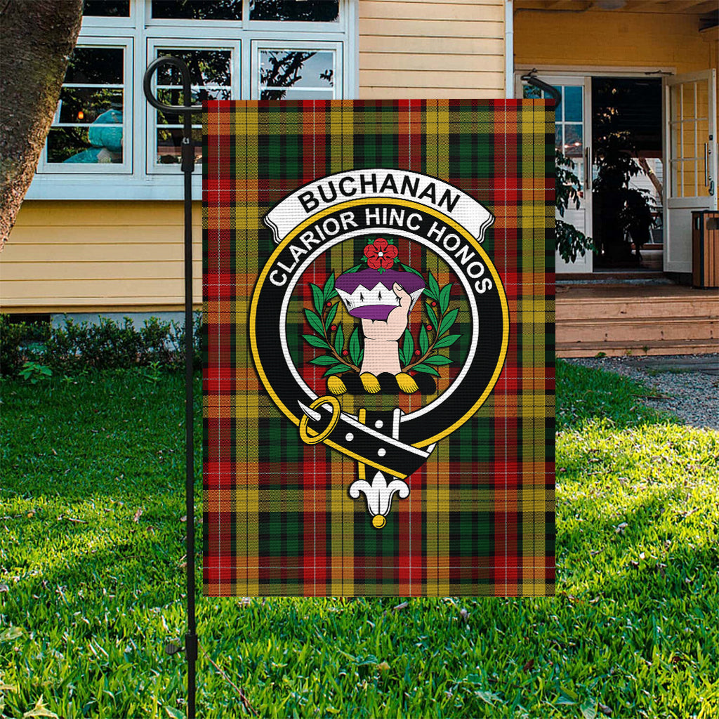 Buchanan Tartan Flag with Family Crest - Tartan Vibes Clothing