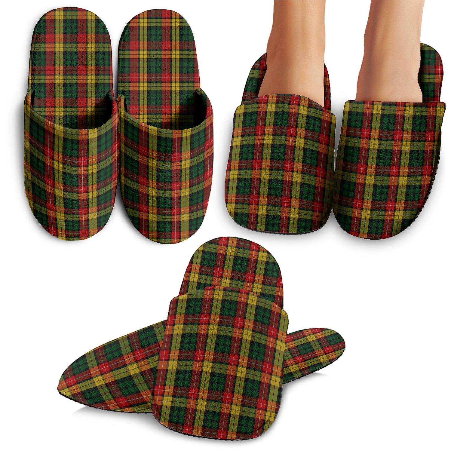 Buchanan Tartan Home Slippers - Tartanvibesclothing