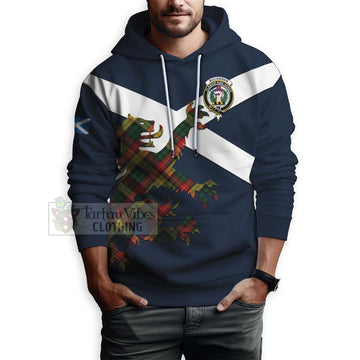 Buchanan Tartan Lion Rampant Hoodie Proudly Display Your Heritage with Alba Gu Brath and Clan Name