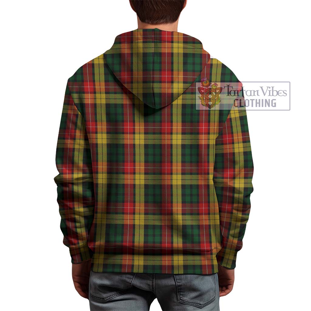 Buchanan Tartan Hoodie with Family Crest DNA In Me Style - Tartanvibesclothing Shop