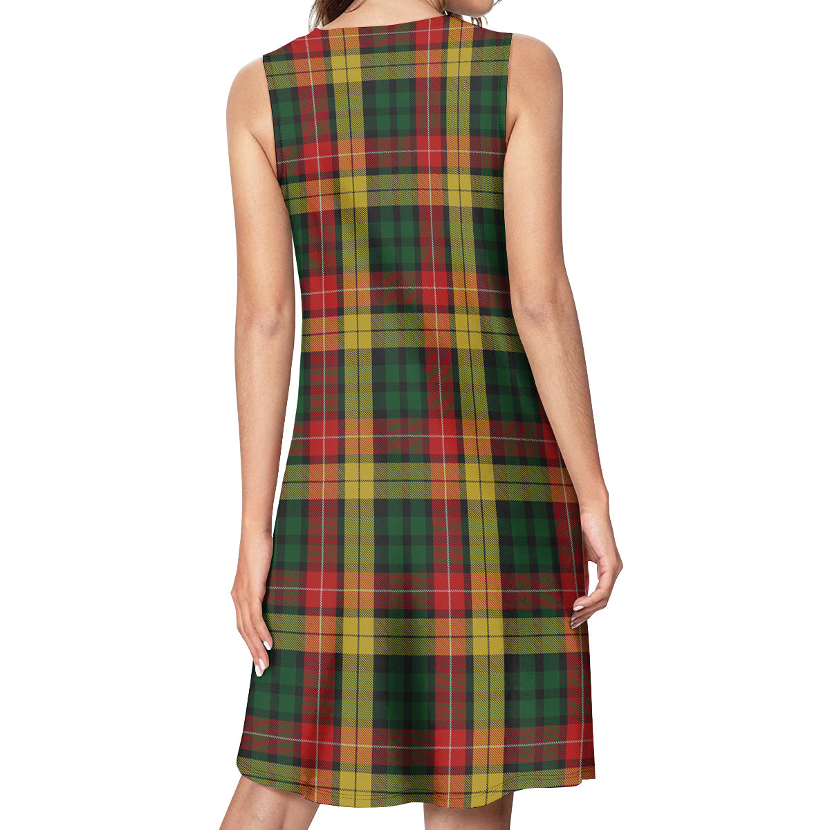 Buchanan Tartan Womens Casual Dresses - Tartanvibesclothing