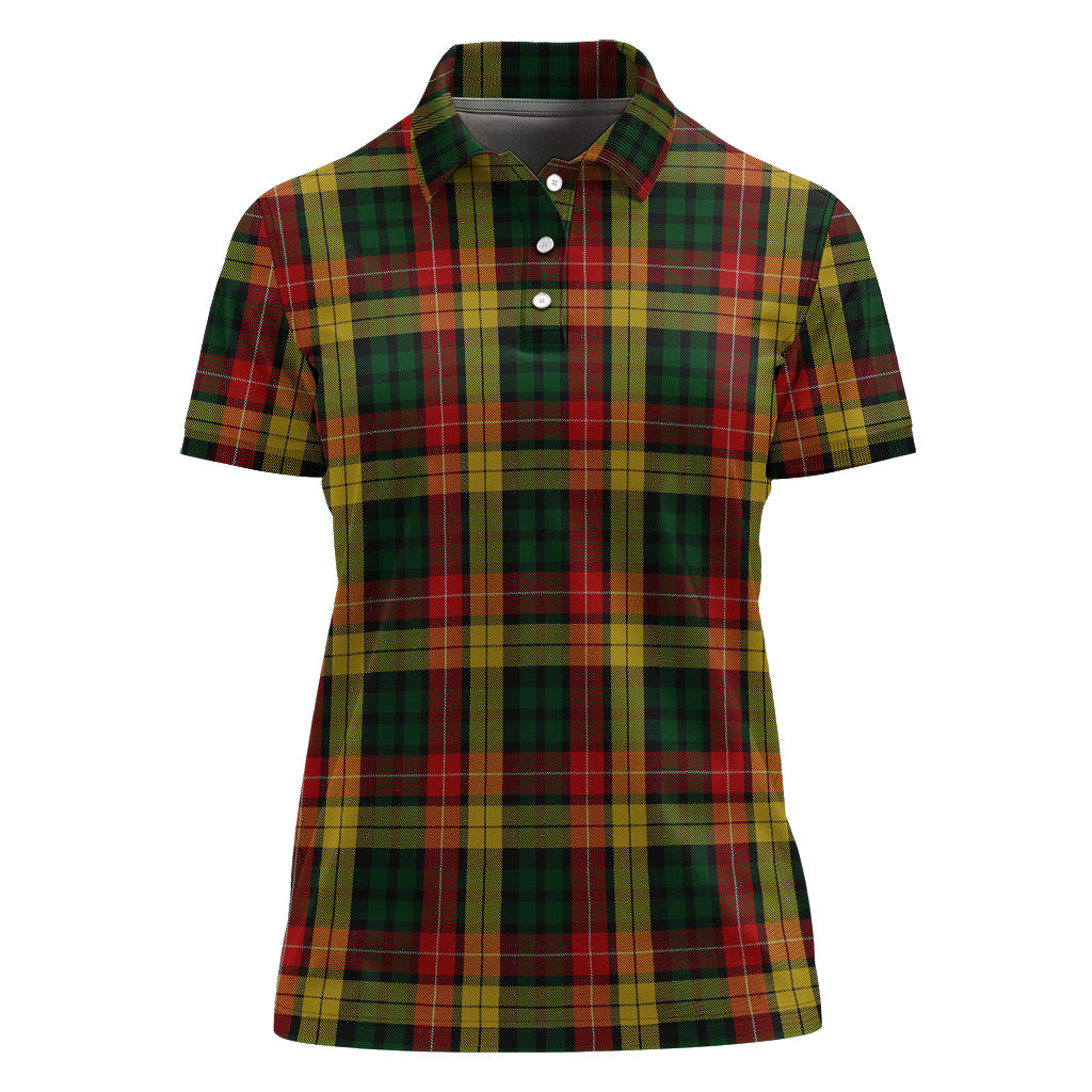 Buchanan Tartan Polo Shirt For Women