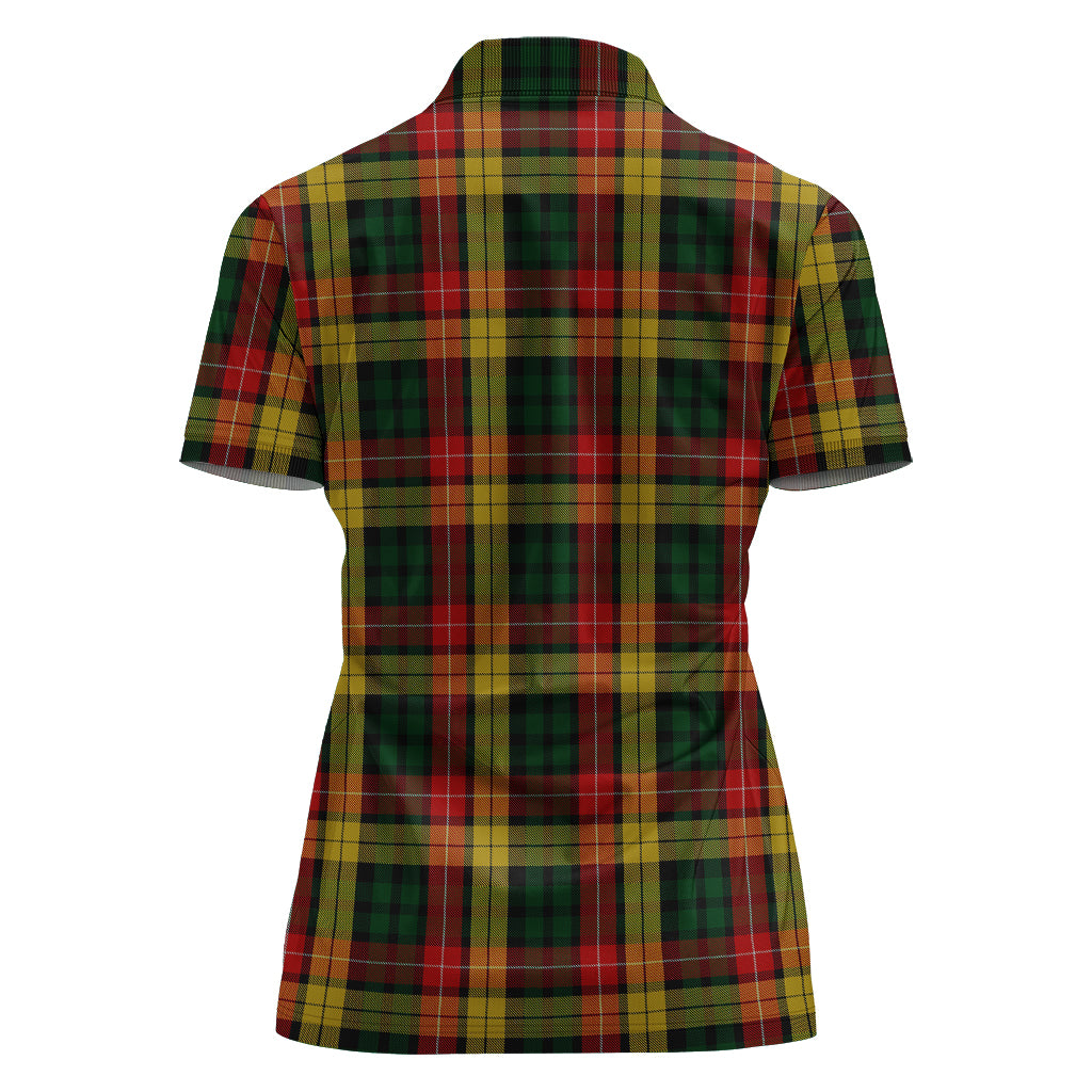 Buchanan Tartan Polo Shirt For Women