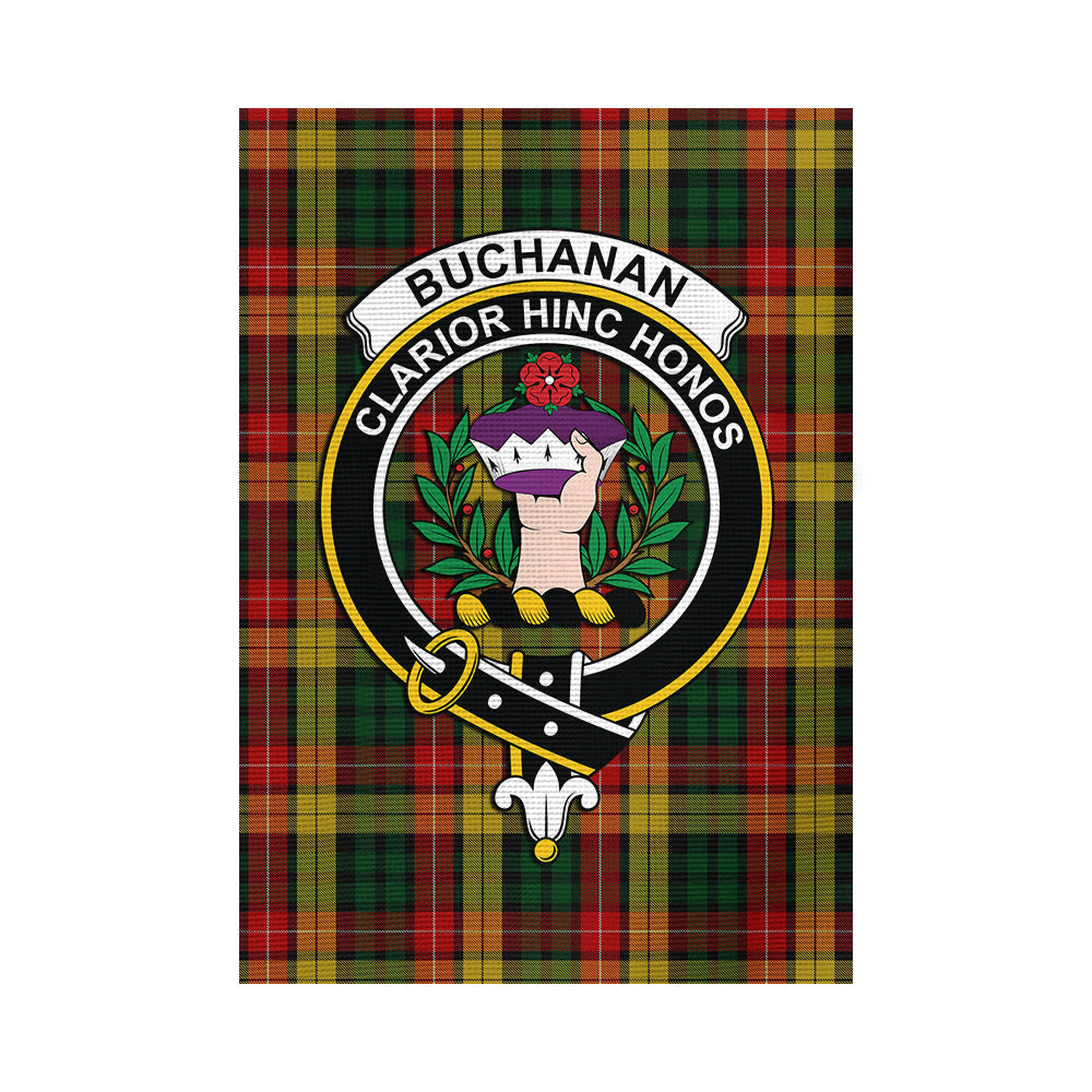 Buchanan Tartan Flag with Family Crest - Tartan Vibes Clothing