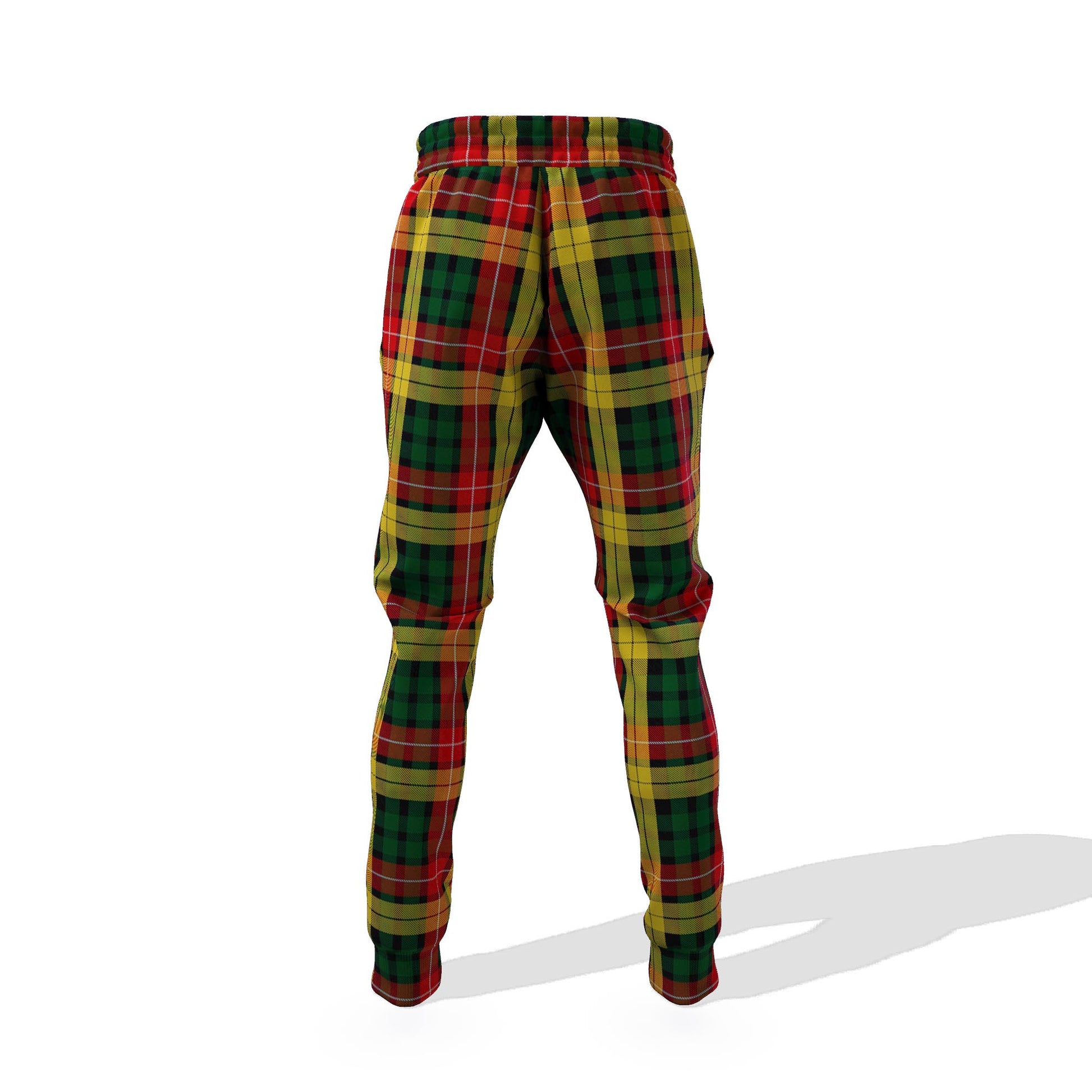 Buchanan Tartan Joggers Pants with Family Crest 6XL - Tartan Vibes Clothing