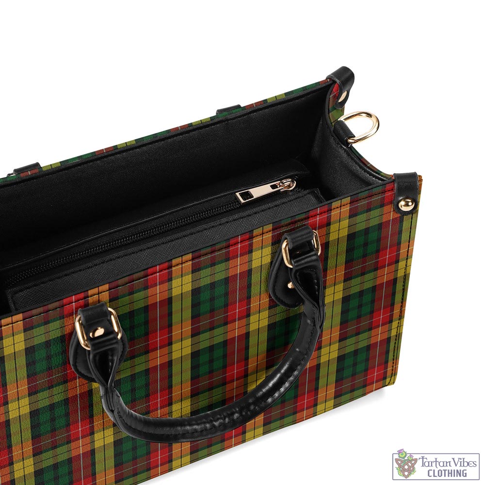 Tartan Vibes Clothing Buchanan Tartan Luxury Leather Handbags