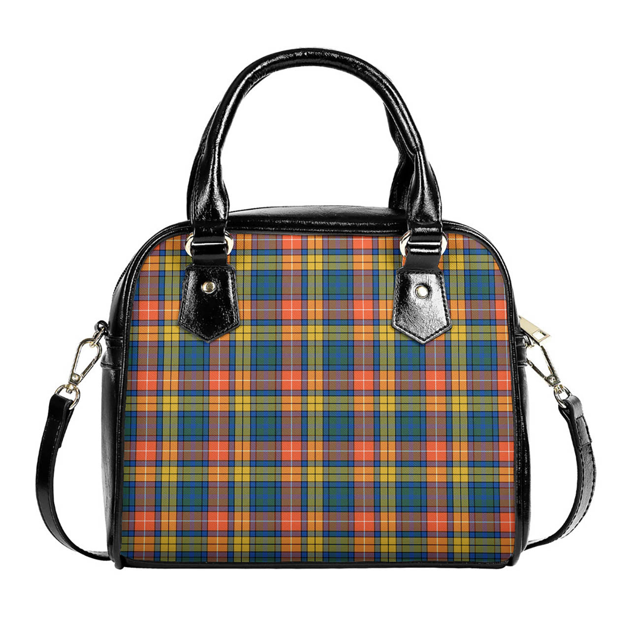 Buchanan Ancient Tartan Shoulder Handbags One Size 6*25*22 cm - Tartanvibesclothing