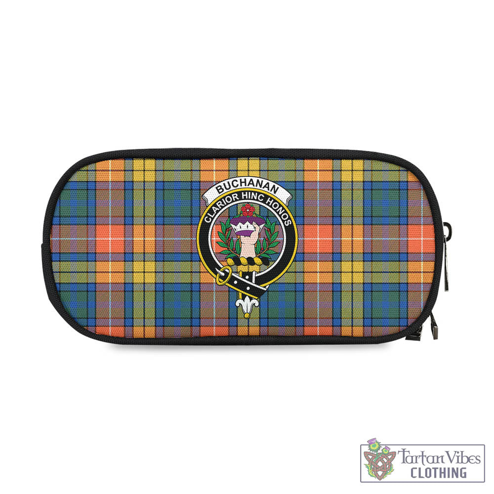 Tartan Vibes Clothing Buchanan Ancient Tartan Pen and Pencil Case with Family Crest