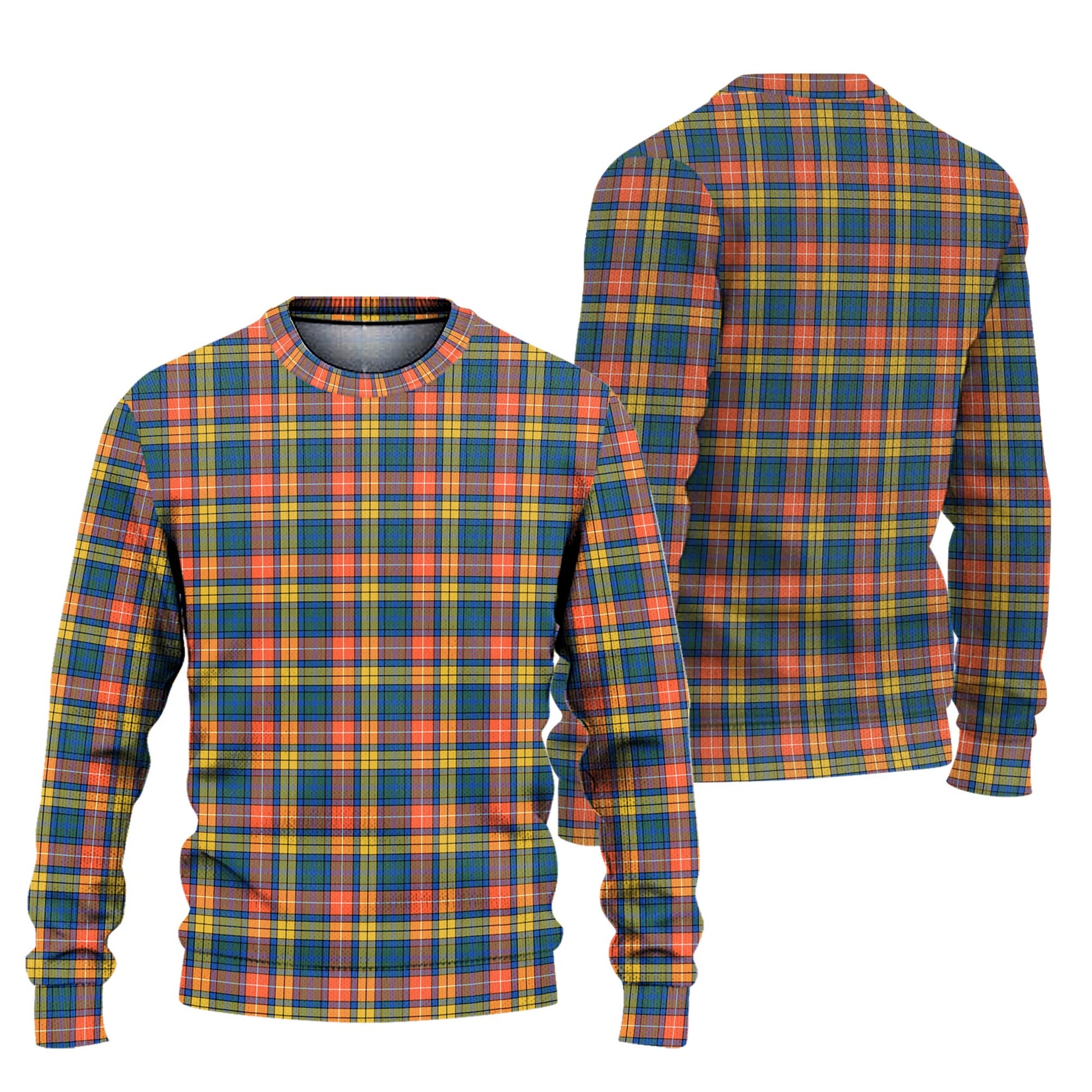 Buchanan Ancient Tartan Knitted Sweater Unisex - Tartanvibesclothing