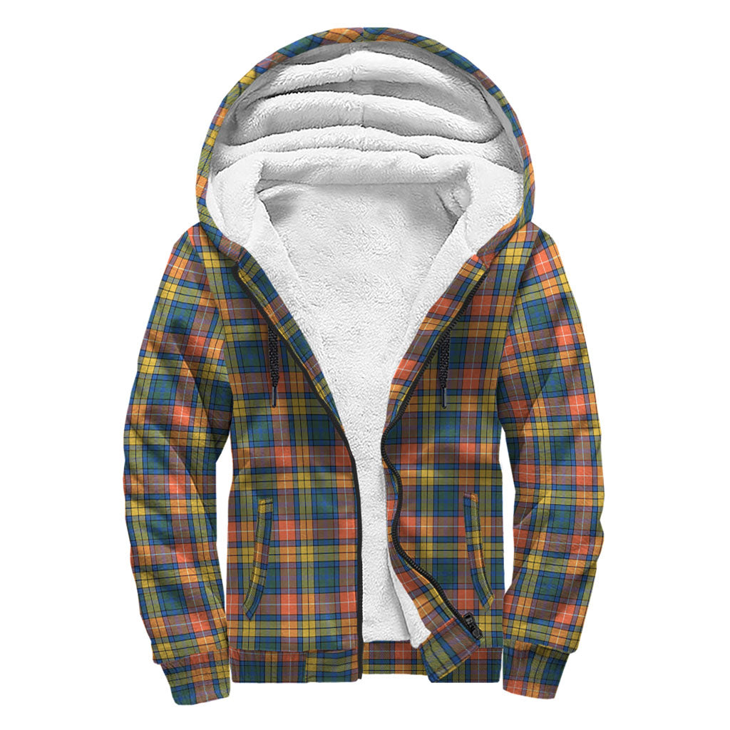 Buchanan Ancient Tartan Sherpa Hoodie Unisex - Tartanvibesclothing