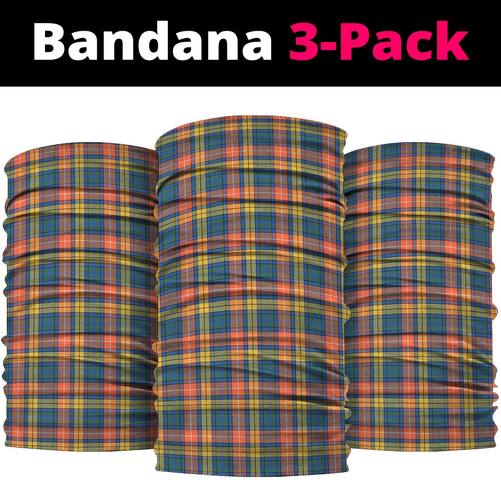 Buchanan Ancient Tartan Neck Gaiters, Tartan Bandanas, Tartan Head Band One Size - Tartanvibesclothing