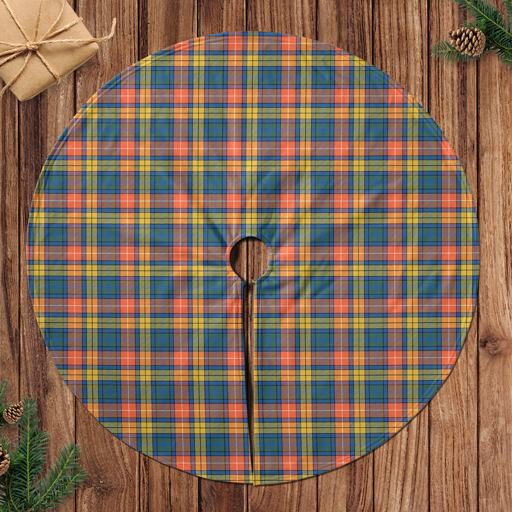 Buchanan Ancient Tartan Christmas Tree Skirt - Tartanvibesclothing