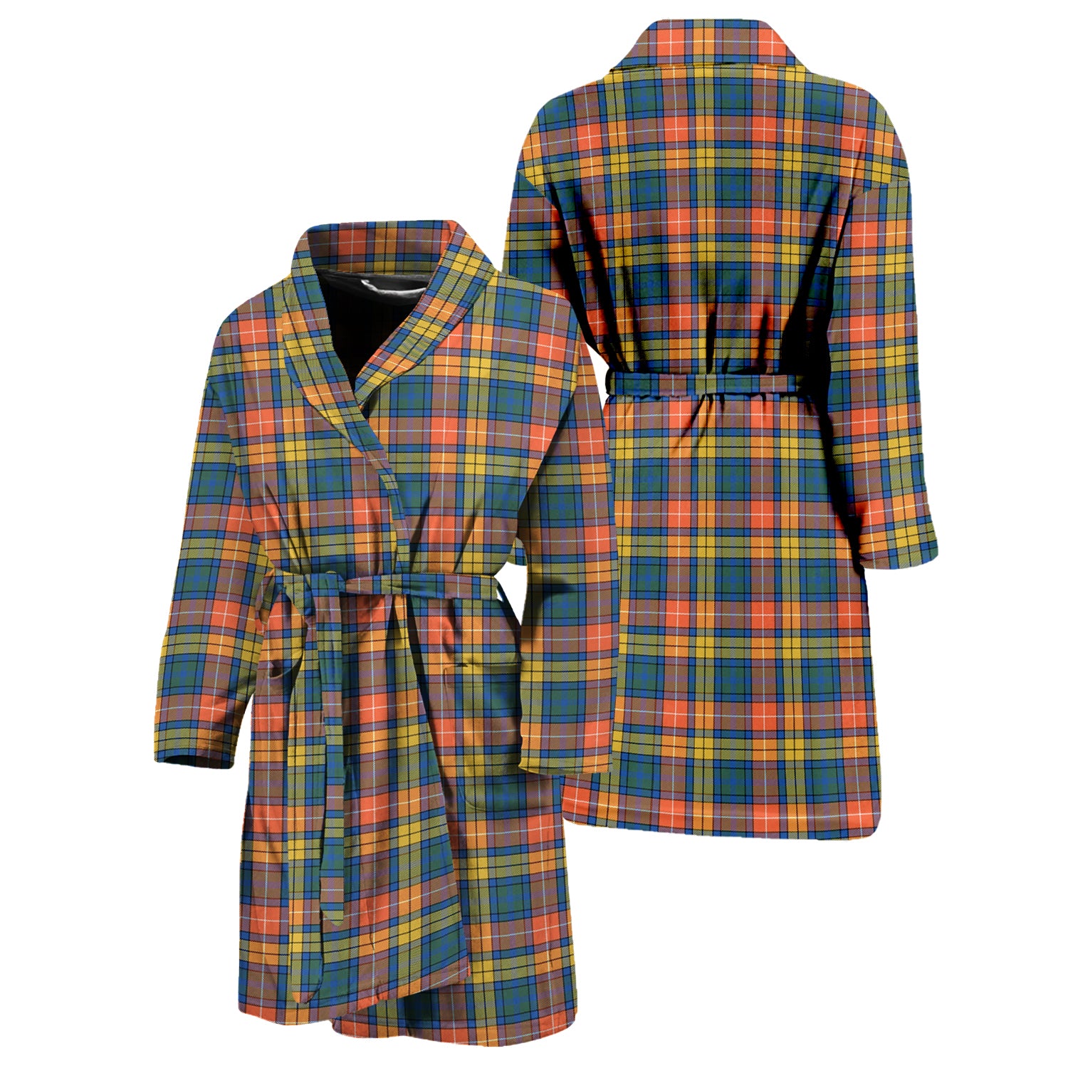 Buchanan Ancient Tartan Bathrobe Women Universal Fit - Tartanvibesclothing