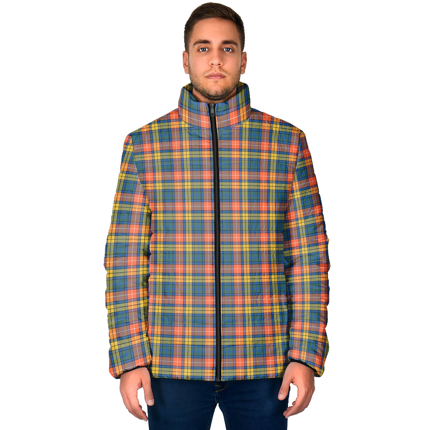 Buchanan Ancient Tartan Padded Jacket - Tartan Vibes Clothing