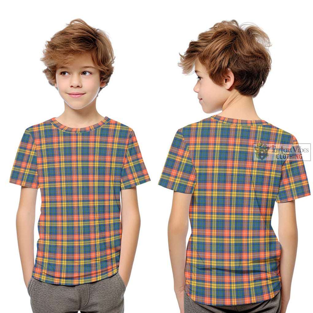 Buchanan Ancient Tartan Kid T-Shirt - Tartanvibesclothing Shop