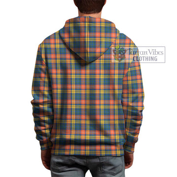 Buchanan Ancient Tartan Hoodie with Family Crest DNA In Me Style