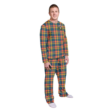 Buchanan Ancient Tartan Pajamas Family Set with Family Crest