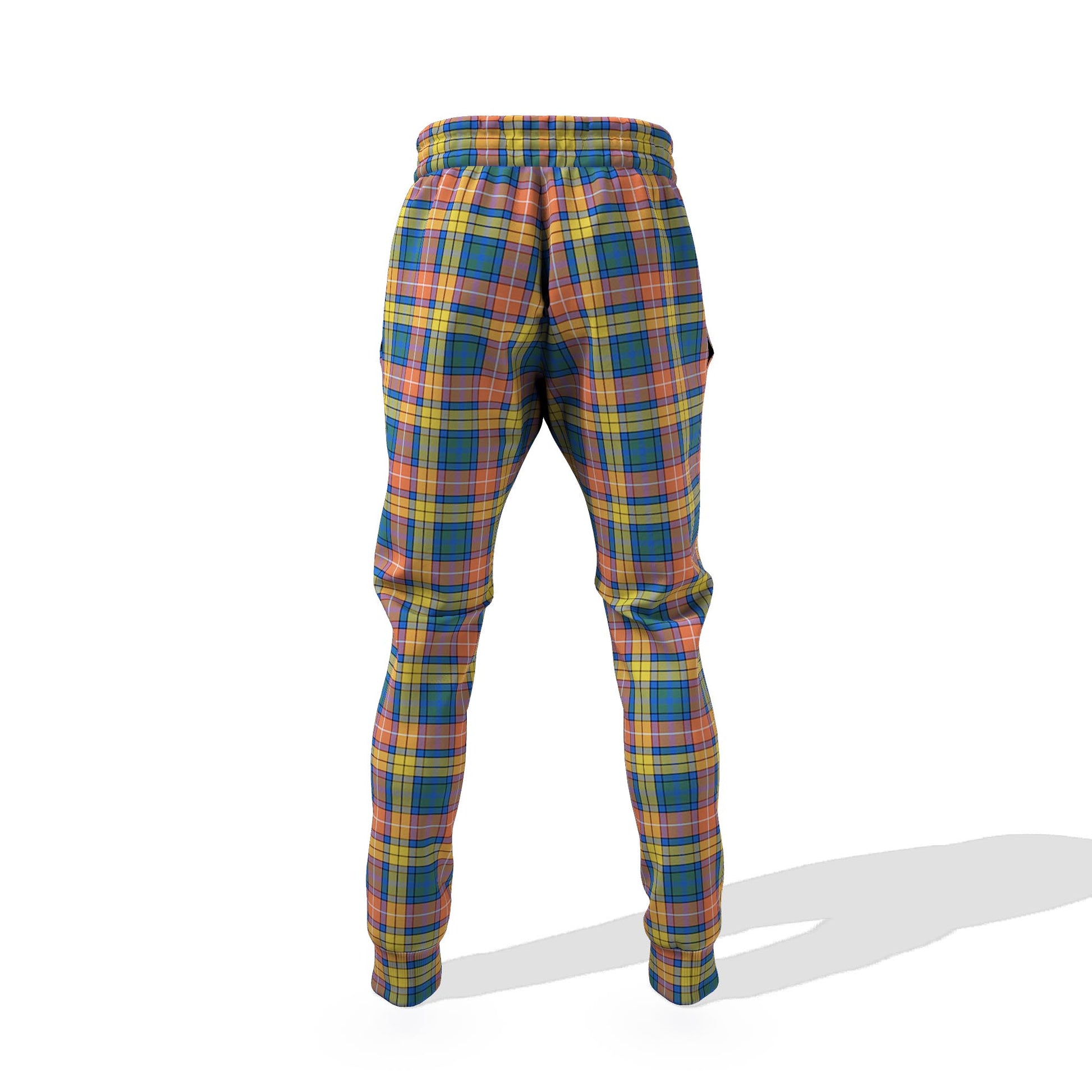 Buchanan Ancient Tartan Joggers Pants with Family Crest 6XL - Tartan Vibes Clothing