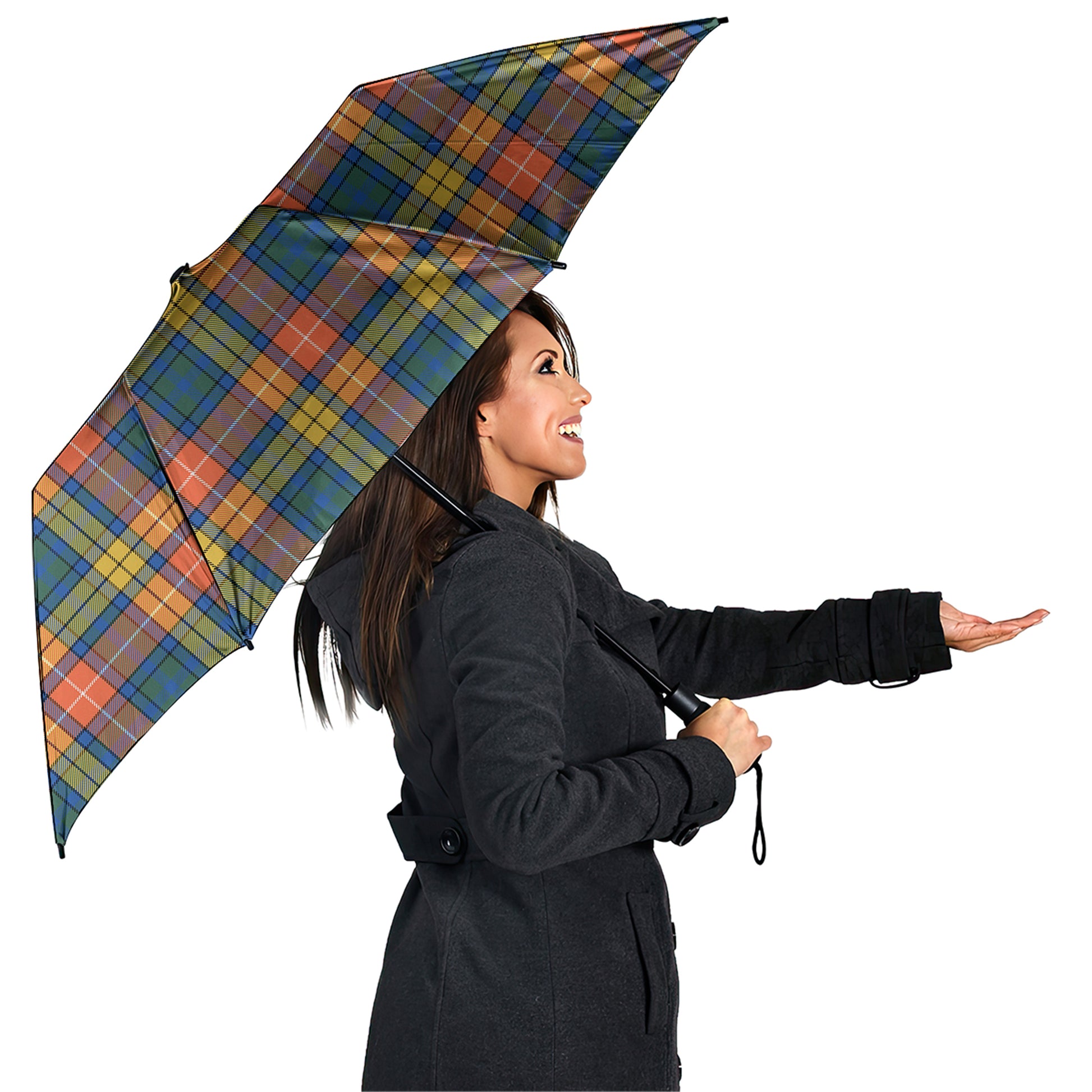 Buchanan Ancient Tartan Umbrella - Tartanvibesclothing