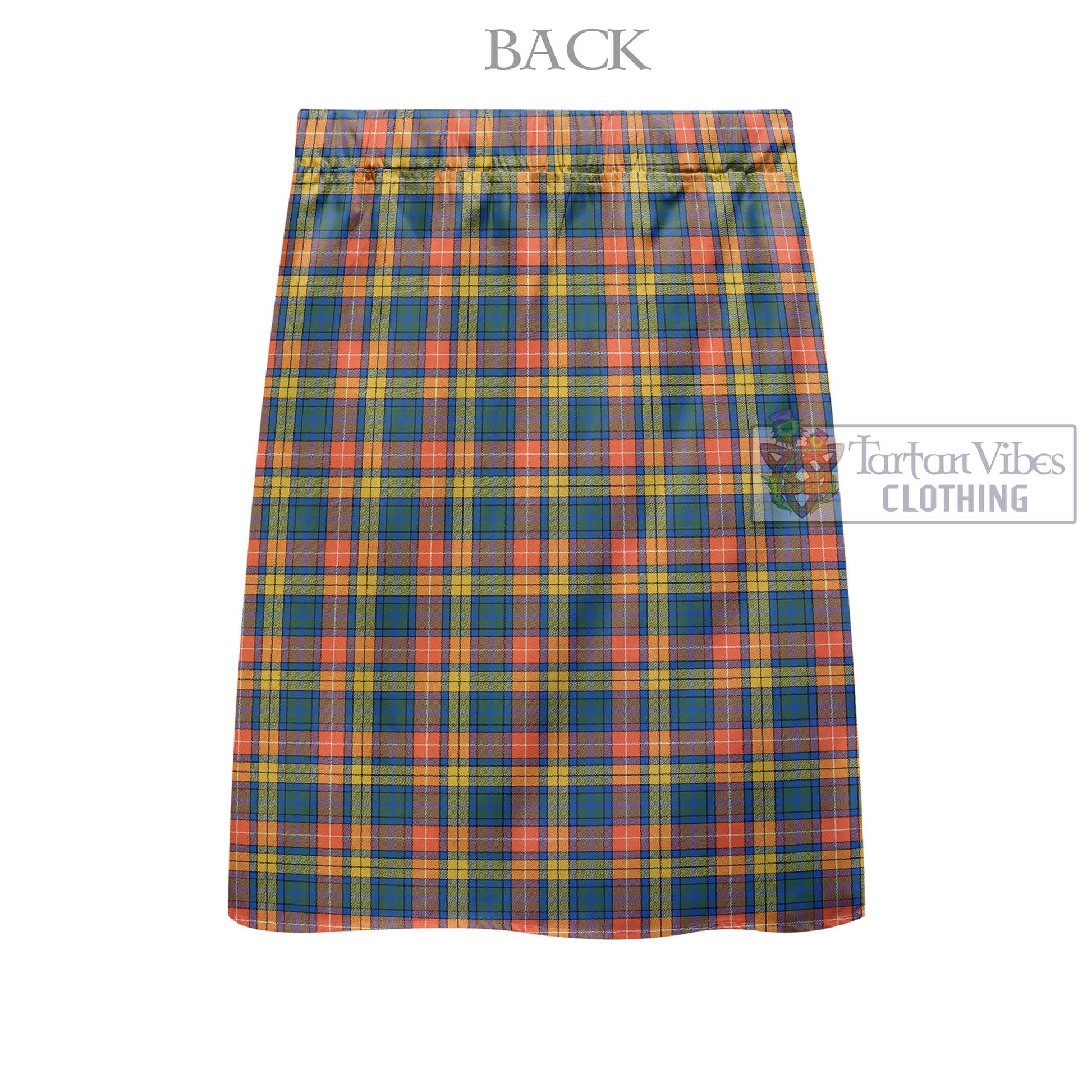 Tartan Vibes Clothing Buchanan Ancient Tartan Men's Pleated Skirt - Fashion Casual Retro Scottish Style