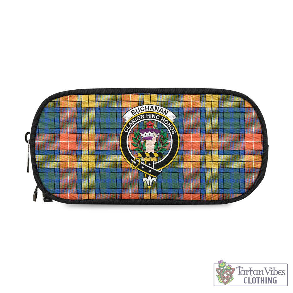 Tartan Vibes Clothing Buchanan Ancient Tartan Pen and Pencil Case with Family Crest