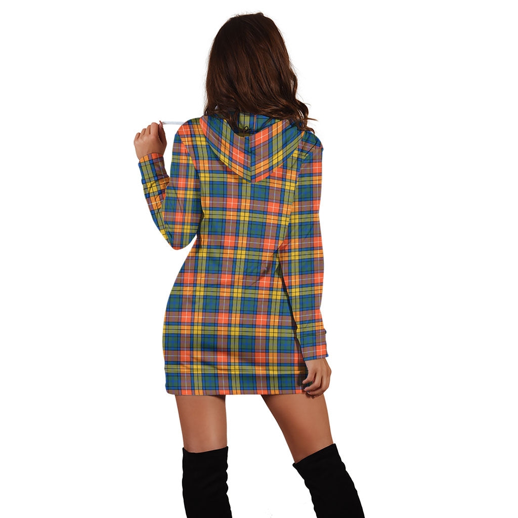 Buchanan Ancient Tartan Hoodie Dress - Tartan Vibes Clothing