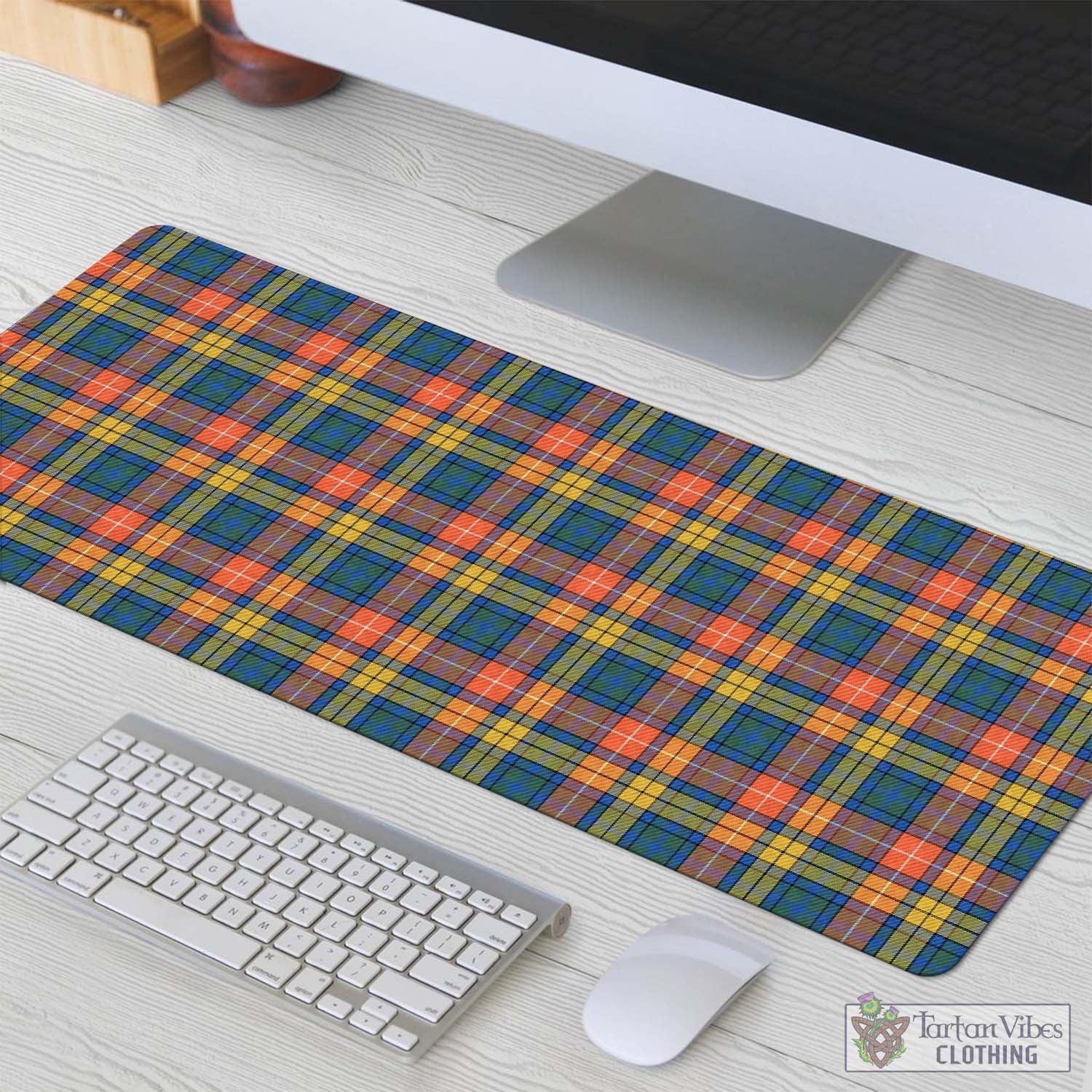 Tartan Vibes Clothing Buchanan Ancient Tartan Mouse Pad