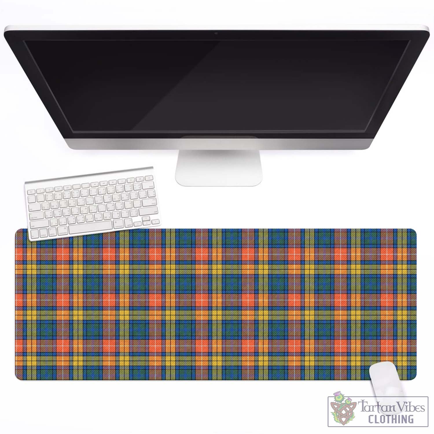 Tartan Vibes Clothing Buchanan Ancient Tartan Mouse Pad