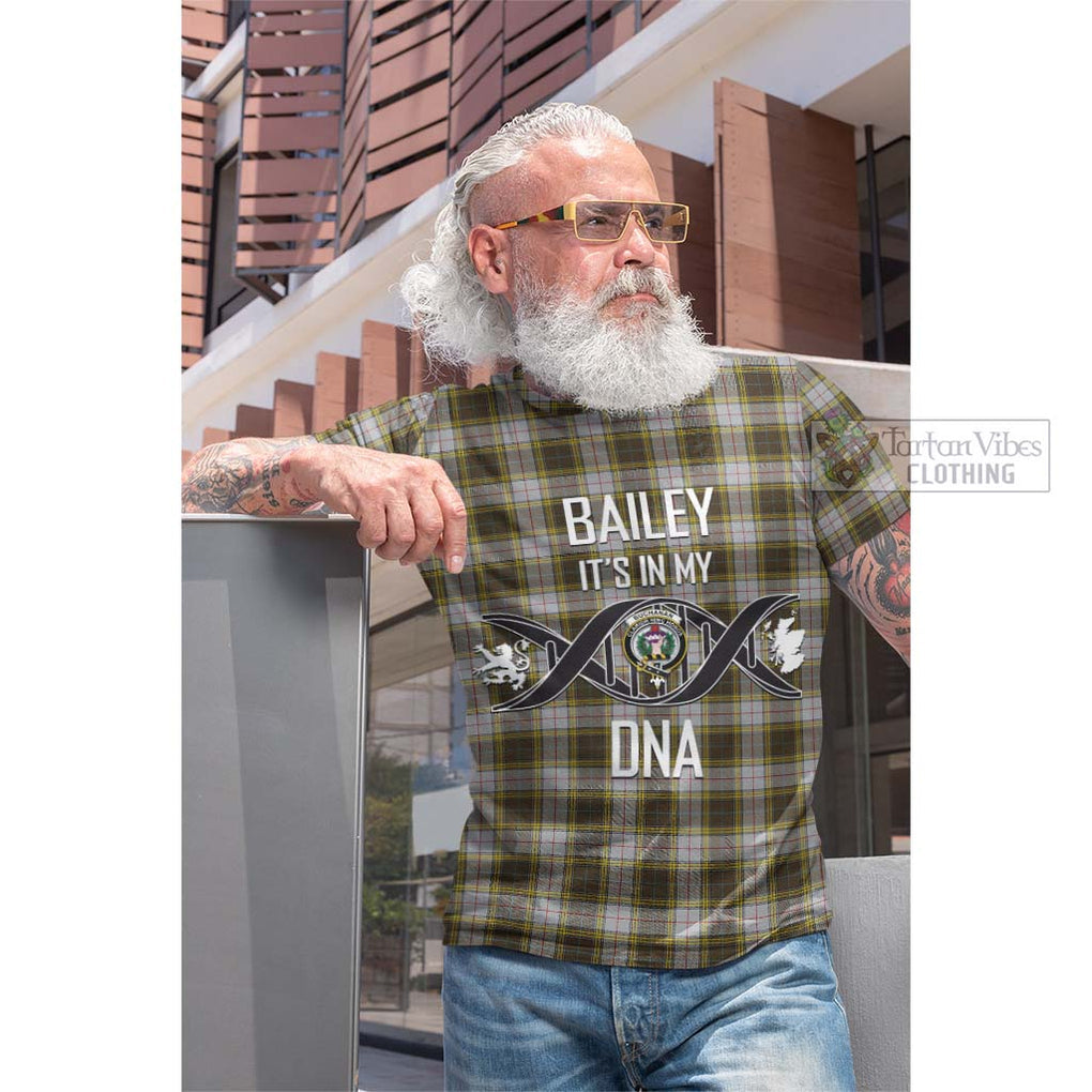 Tartan Vibes Clothing Buchanan Dress Tartan Cotton T-shirt with Family Crest DNA In Me Style