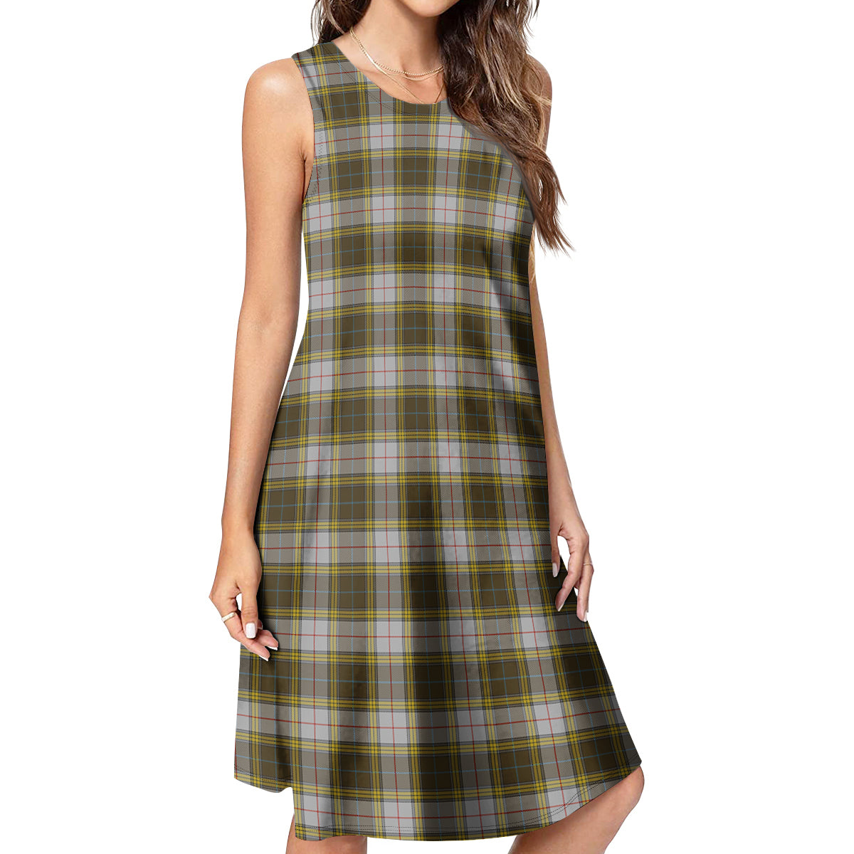 Buchanan Dress Tartan Womens Casual Dresses - Tartanvibesclothing