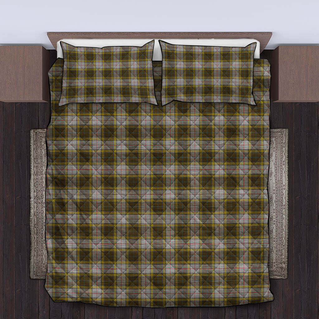 Buchanan Dress Tartan Quilt Bed Set King - Tartan Vibes Clothing