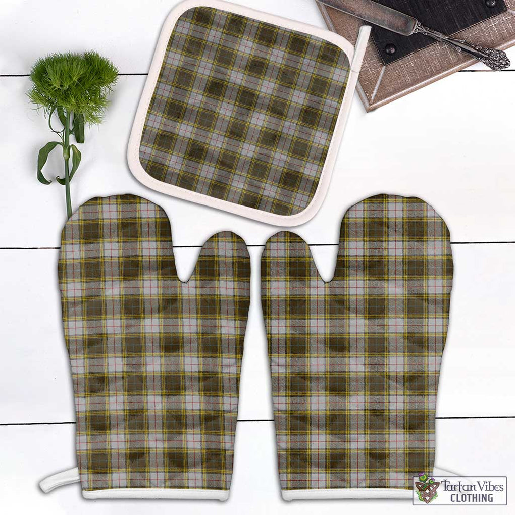 Buchanan Dress Tartan Combo Oven Mitt & Pot-Holder Combo 1 Oven Mitt & 1 Pot-Holder White - Tartan Vibes Clothing