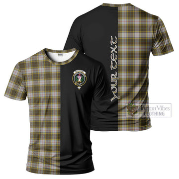 Buchanan Dress Tartan T-Shirt with Family Crest and Half Of Me Style