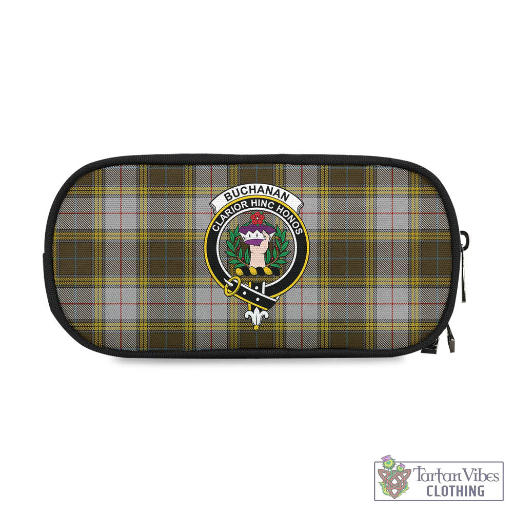 Tartan Vibes Clothing Buchanan Dress Tartan Pen and Pencil Case with Family Crest