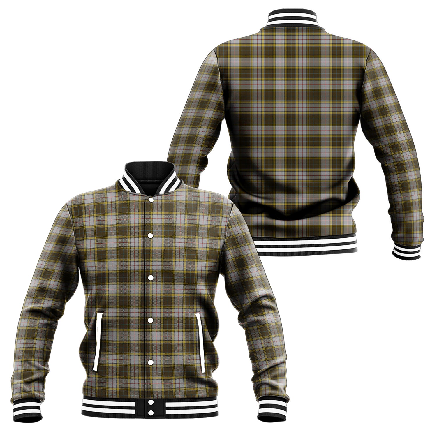 Buchanan Dress Tartan Baseball Jacket Unisex - Tartan Vibes Clothing