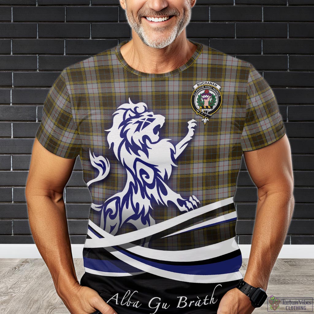 buchanan-dress-tartan-t-shirt-with-alba-gu-brath-regal-lion-emblem