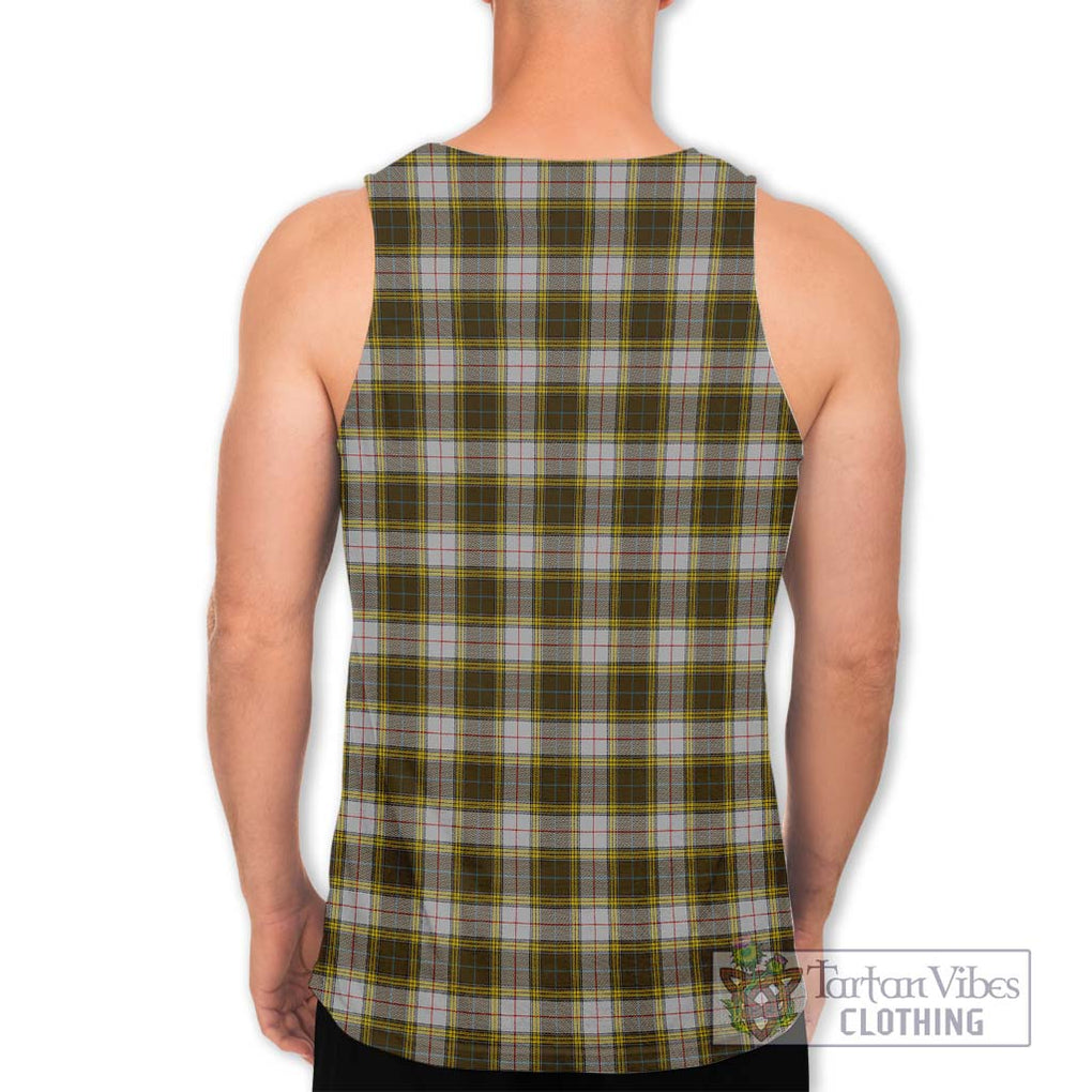 Buchanan Dress Tartan Men's Tank Top with Family Crest DNA In Me Style - Tartanvibesclothing Shop