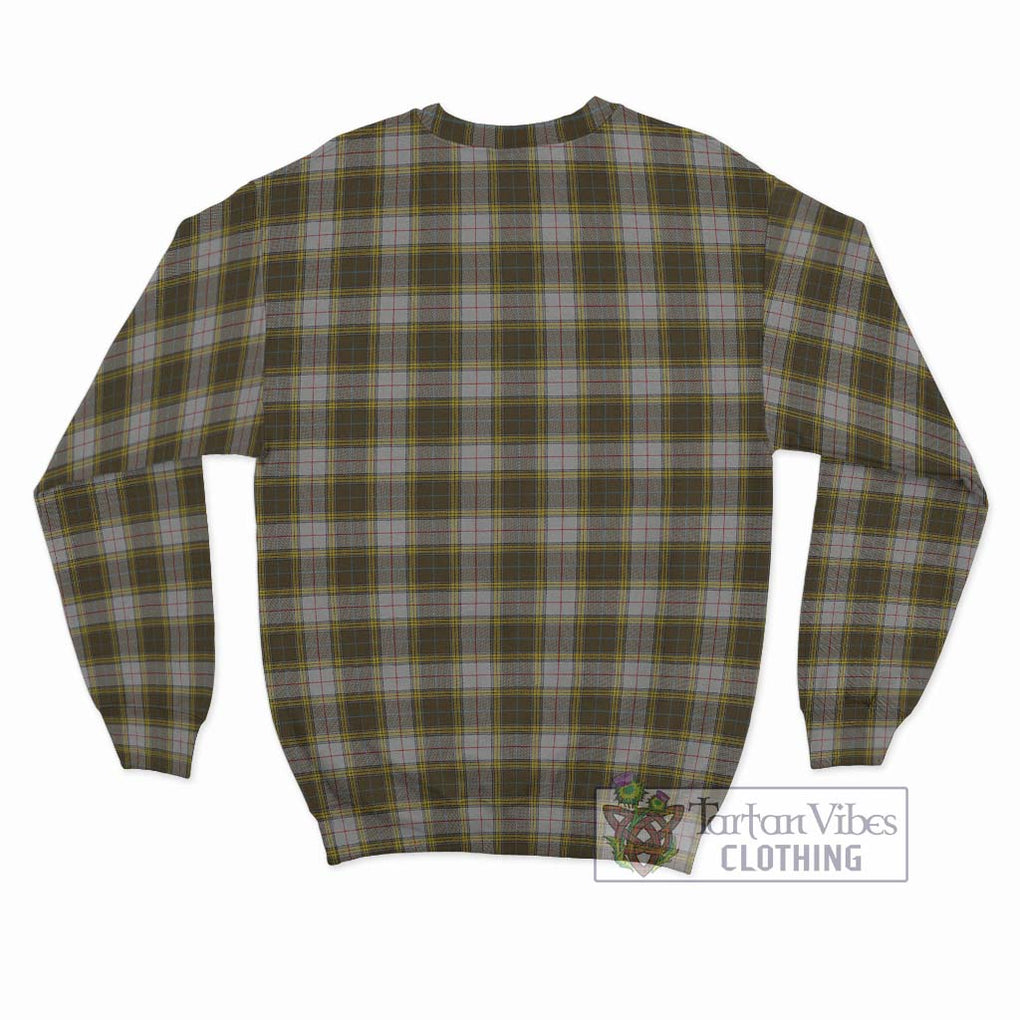 Buchanan Dress Tartan Sweatshirt with Family Crest DNA In Me Style - Tartanvibesclothing Shop