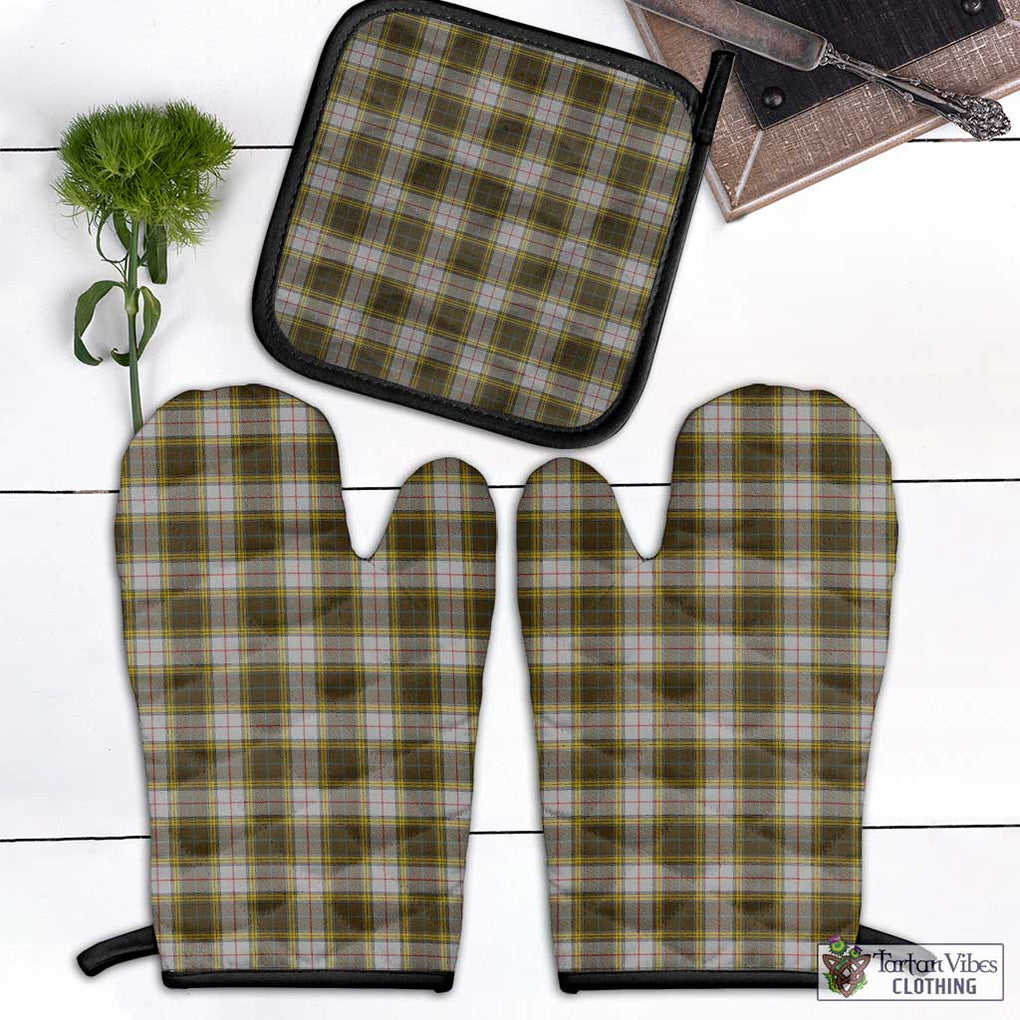 Buchanan Dress Tartan Combo Oven Mitt & Pot-Holder Combo 1 Oven Mitt & 1 Pot-Holder Black - Tartan Vibes Clothing