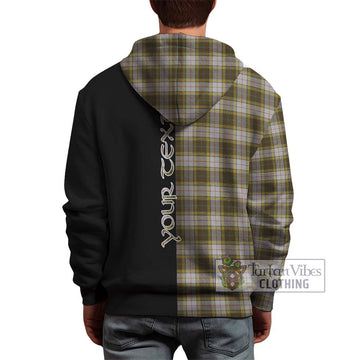 Buchanan Dress Tartan Hoodie with Family Crest and Half Of Me Style