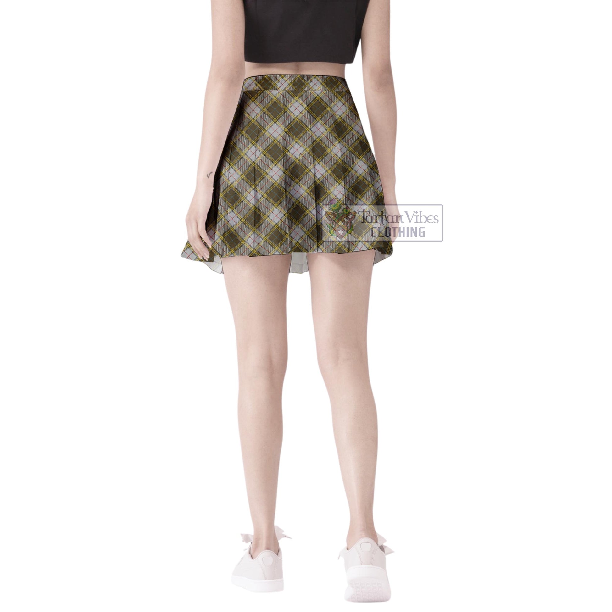 Tartan Vibes Clothing Buchanan Dress Tartan Women's Plated Mini Skirt